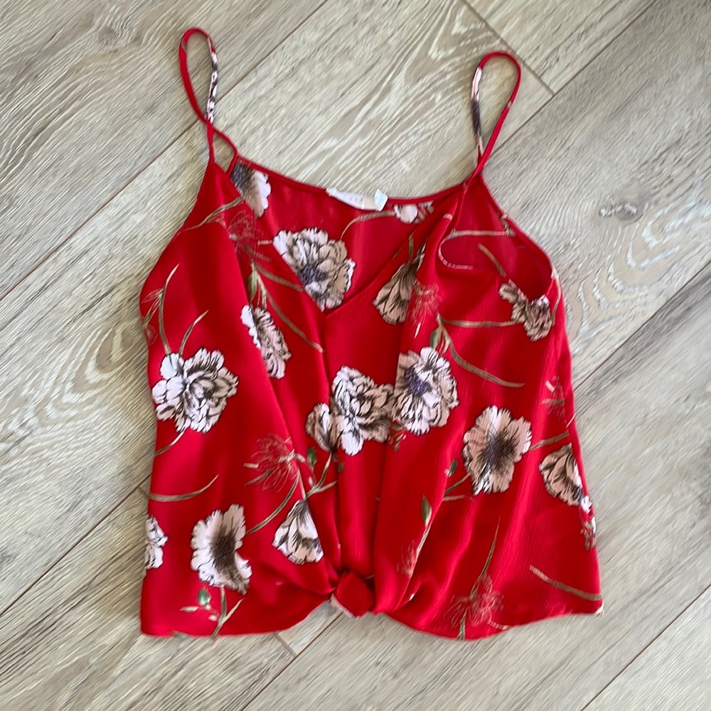 Floral Knot Top